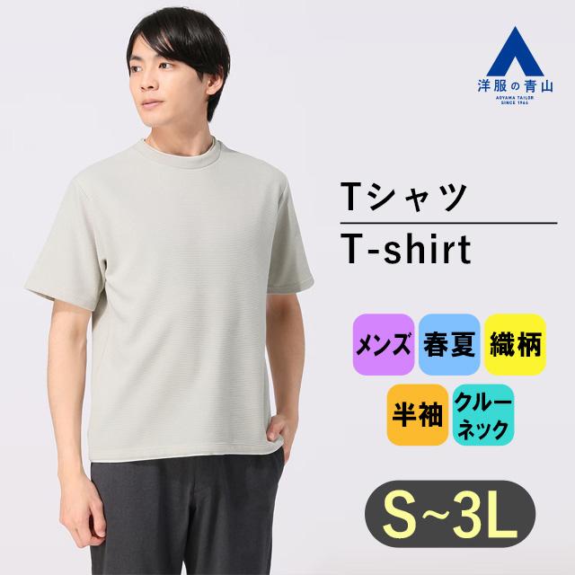AOYAMA 【洋服の青山】Tシャツ メンズ 半袖 大きいサイズ 春夏