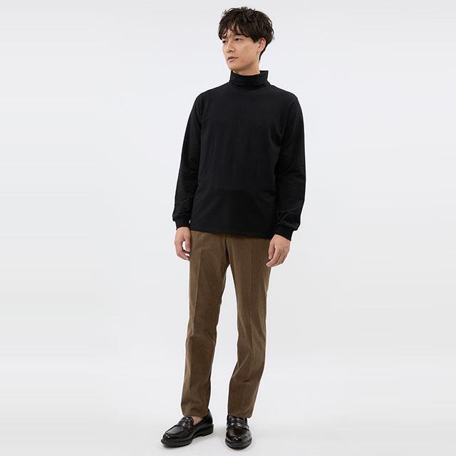 AOYAMA 【洋服の青山】タートルネック Tシャツ 長袖 メンズ オール