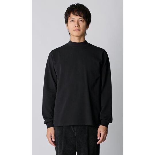 AOYAMA 【洋服の青山】モックネック Tシャツ 長袖 メンズ 春夏秋冬