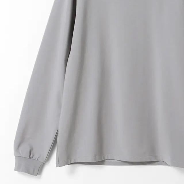 AOYAMA 【洋服の青山】モックネック Tシャツ 長袖 メンズ 春夏秋冬