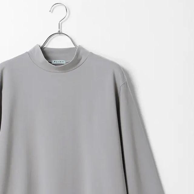 AOYAMA 【洋服の青山】モックネック Tシャツ 長袖 メンズ 春夏秋冬