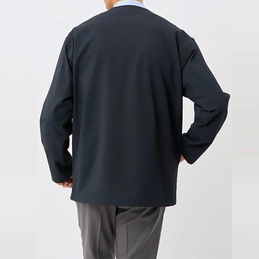 AOYAMA 【洋服の青山】シャツカーディガン メンズ オールシーズン 春夏