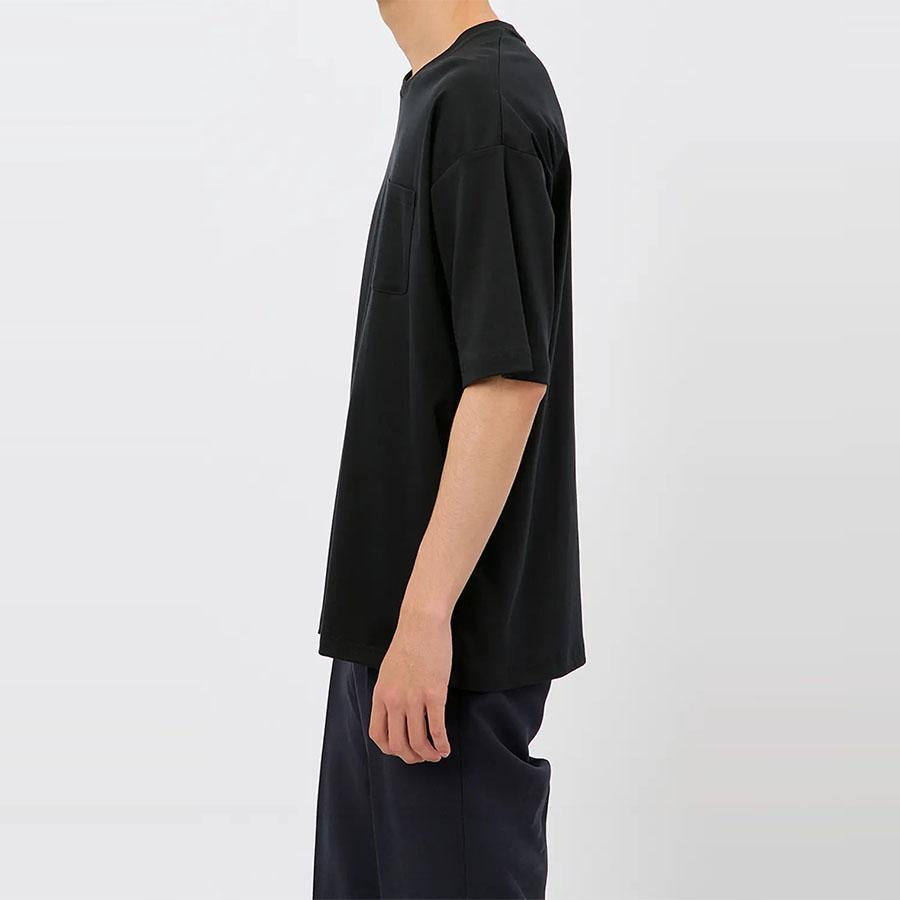 AOYAMA 【洋服の青山】綿100％ Tシャツ メンズ 半袖 春夏 ブラック 黒