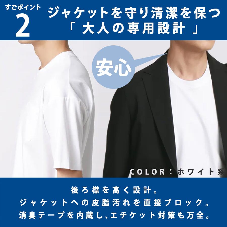 AOYAMA 【洋服の青山】綿100％ 形態安定 シワになりにくい ビズTシャツ