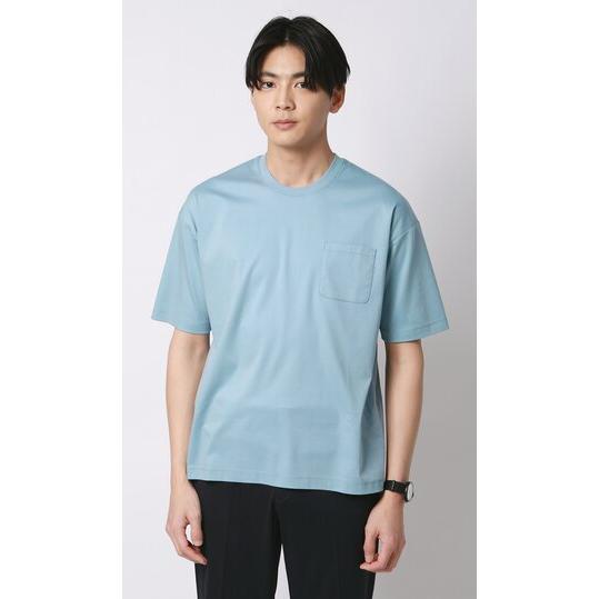 AOYAMA 【洋服の青山】綿100％ 形態安定 シワになりにくい ビズTシャツ