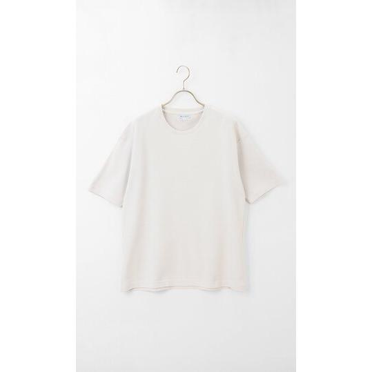 AOYAMA 【洋服の青山】Tシャツ メンズ 春夏用 ホワイト 白 ハニカム