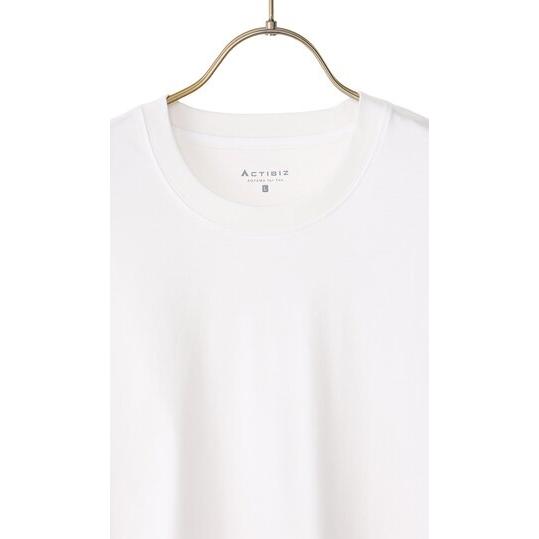 AOYAMA 【洋服の青山】ロングTシャツ 長袖 メンズ 春夏秋冬 ホワイト