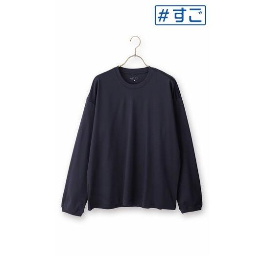 Y’s for men ネイビー紺色長袖トレーナー+シャツ　大きいサイズ AOYAMA 【洋服の青山】ロングTシャツ 長袖 メンズ 春夏秋冬 ネイビー