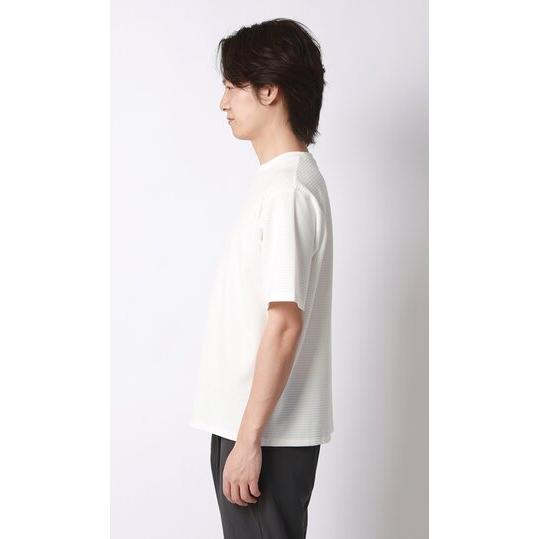 AOYAMA 【洋服の青山】Tシャツ 半袖 メンズ 春夏 ホワイト 白 クルー