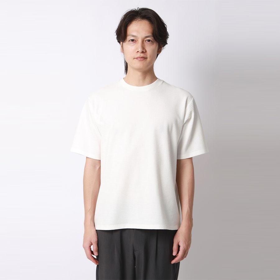 AOYAMA 【洋服の青山】Tシャツ 半袖 メンズ 春夏 ホワイト 白 クルー