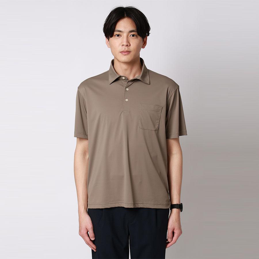 AOYAMA 【洋服の青山】冷たいポロシャツ【涼】半袖 メンズ 盛夏