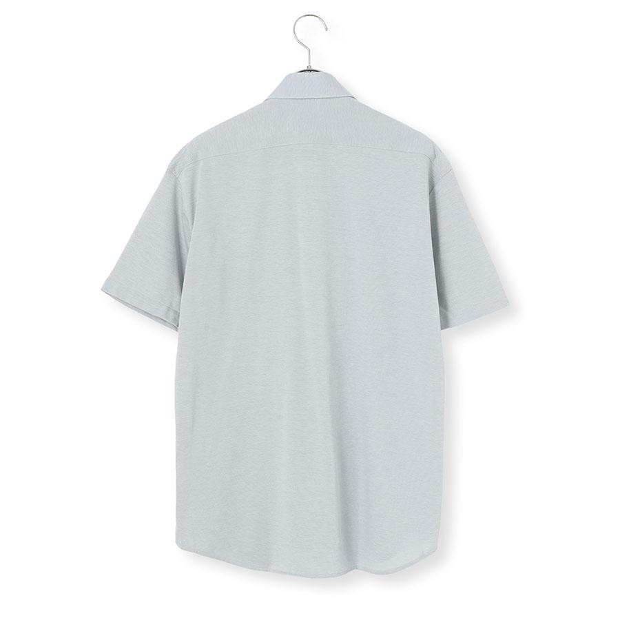 AOYAMA 【洋服の青山】盛夏 グレー系 サラッとポロシャツ【涼