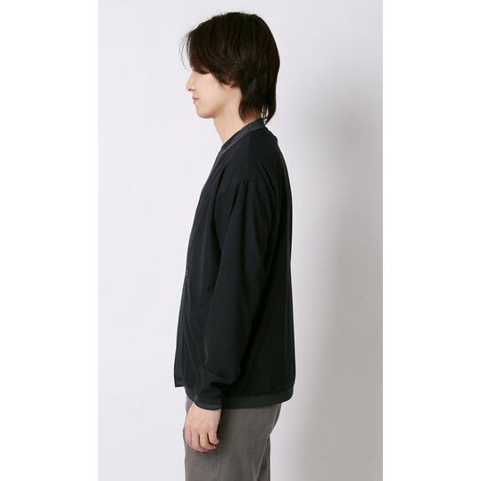 AOYAMA 【洋服の青山】接触冷感 カーディガン メンズ ドットメッシュ