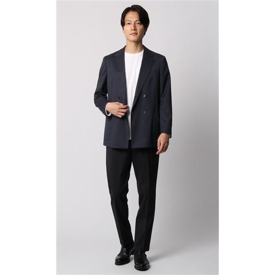 【ネクタイ贈呈】 ACTIBIZ ネイビービジネススーツ セットアップ　軽量 AOYAMA 【洋服の青山】春夏 ネイビー系 スタイリッシュジャケット