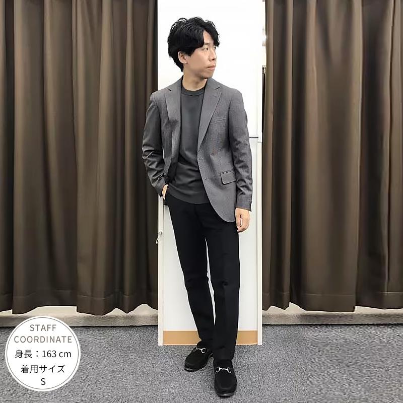 AOYAMA 【洋服の青山】ジャケット メンズ 秋冬用 グレー 無地 2 AOYAMA 【洋服の青山】ジャケット メンズ 秋冬用 グレー 無地 2