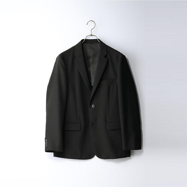 AOYAMA 【洋服の青山】ジャケット メンズ スリム 秋冬用 ブラック 無地