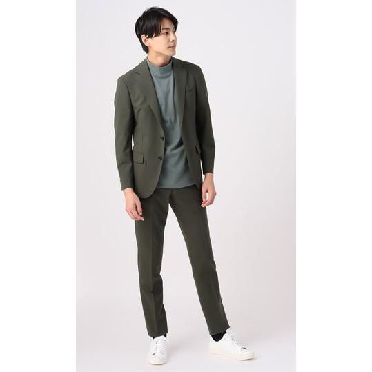 AOYAMA 【洋服の青山】ジャケット メンズ スリム 春夏用 グレー 無地