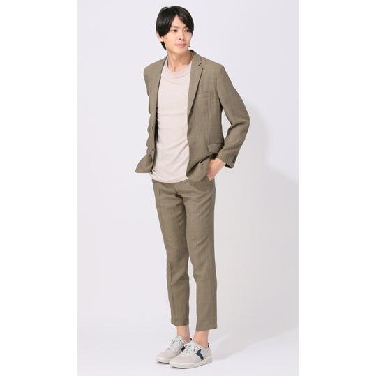 AOYAMA 【洋服の青山】ジャケット メンズ 春夏用 ブラウン 茶色 