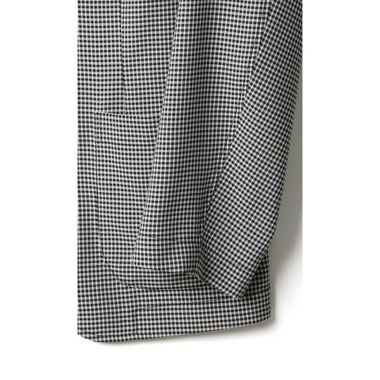 AOYAMA 【洋服の青山】ジャケット メンズ 長袖 ギンガムチェック 黒