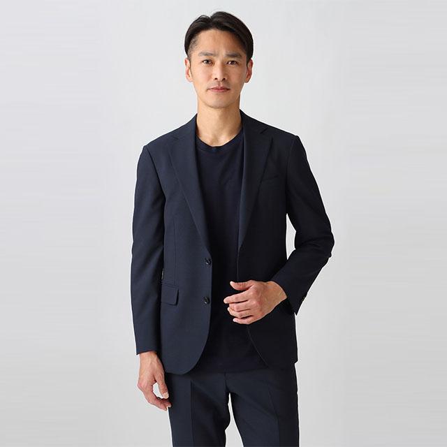 AOYAMA 【洋服の青山】春夏 ブルー スタイリッシュジャケット