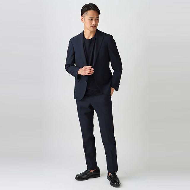美品　エポカウォモ　濃紺　スーツ　メンズスーツ　春夏秋　ITL46 23ss-navyjkt-w-ek-g1.jpg