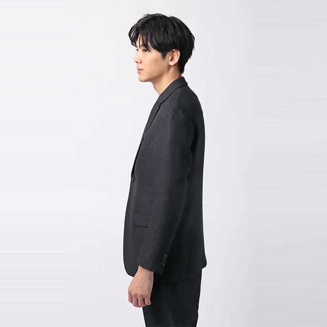 AOYAMA 【洋服の青山】ツイード テーラードジャケット メンズ スリム 