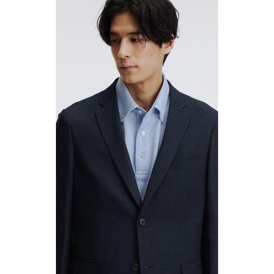 AOYAMA 【洋服の青山】乾燥機対応 ジャケット メンズ 春夏 ネイビー 紺