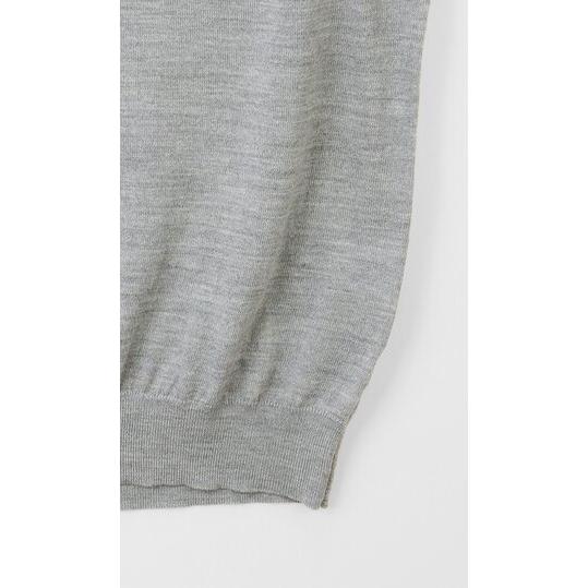 AOYAMA 【洋服の青山】毛玉になりにくい ウール100% Vネックニット