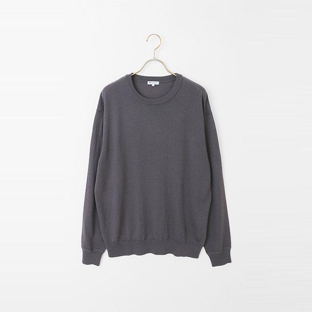 AOYAMA 【洋服の青山】洗える ニット メンズ 秋冬用 グレー 灰色
