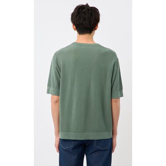 AOYAMA 【洋服の青山】洗濯機で洗える ニット Tシャツ メンズ 春夏