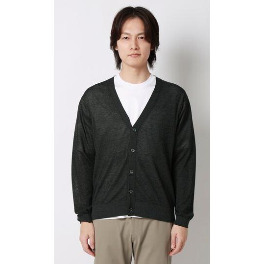AOYAMA 【洋服の青山】接触冷感 さらさら ニットカーディガン メンズ