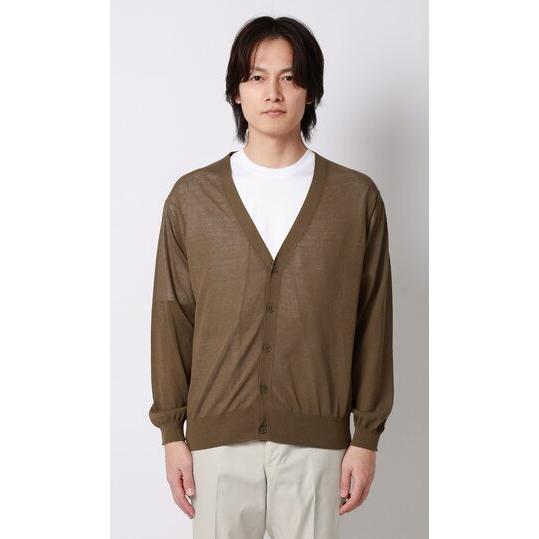 AOYAMA 【洋服の青山】接触冷感 さらさら ニットカーディガン メンズ