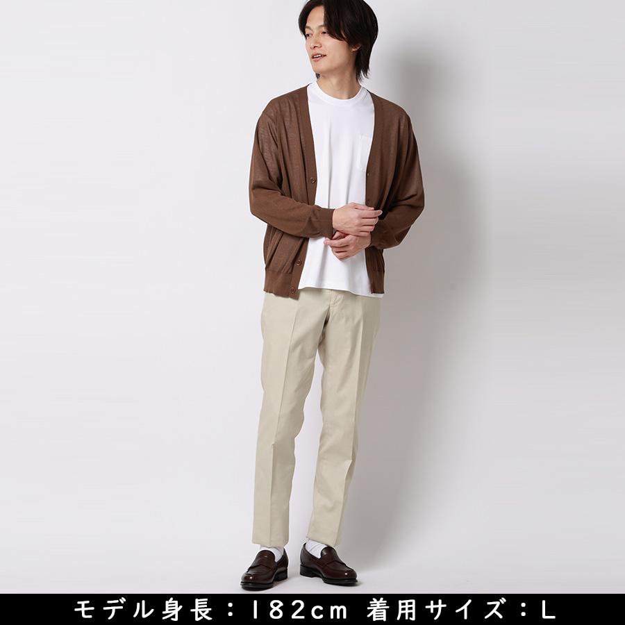 AOYAMA 【洋服の青山】S〜5L スラックス メンズ スリム 春夏 ベージュ 