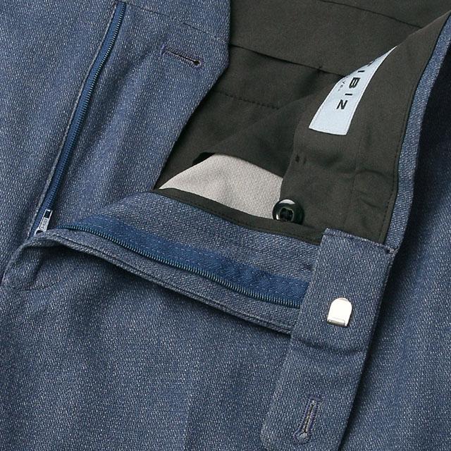 AOYAMA 【洋服の青山】裾上げ済み デニムライク スラックス メンズ