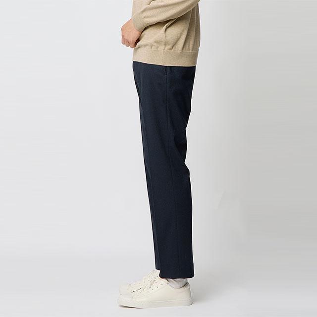 AOYAMA 【洋服の青山】裾上げ済み 起毛感 スラックス メンズ スリム