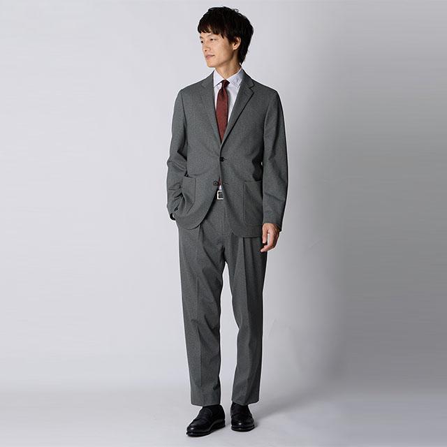 AOYAMA 【洋服の青山】裾上げ済み ルーズフィットスラックス メンズ