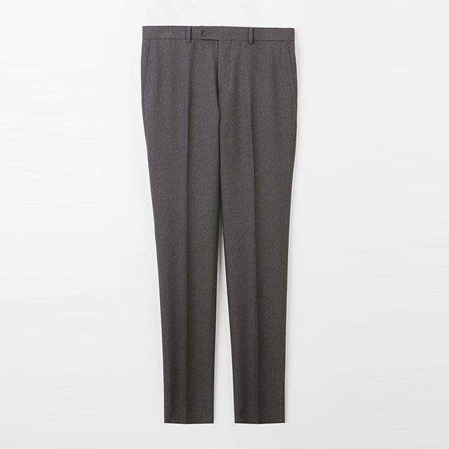 AOYAMA 【洋服の青山】乾燥機OK スラックス メンズ 秋冬 グレー 灰色