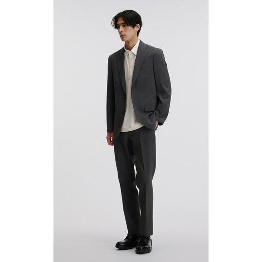 AOYAMA 【洋服の青山】乾燥機対応 スラックス メンズ スリム 春夏用