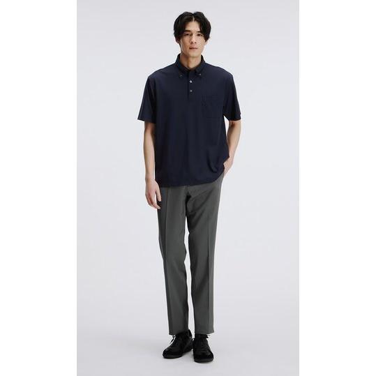AOYAMA 【洋服の青山】乾燥機対応 スラックス メンズ スリム 春夏用