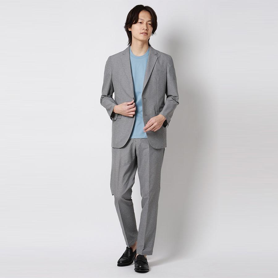 AOYAMA 【洋服の青山】超軽量 裾上げ済み スラックス メンズ スリム 春