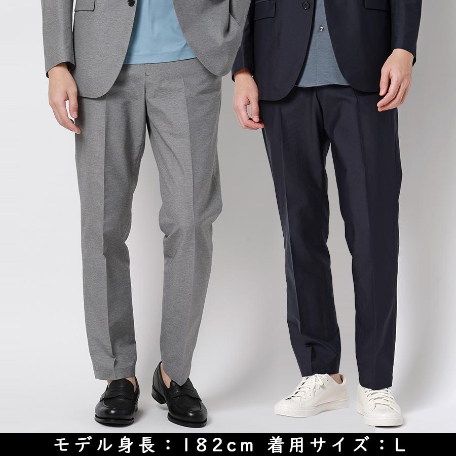 AOYAMA 【洋服の青山】超軽量 裾上げ済み スラックス メンズ スリム 春