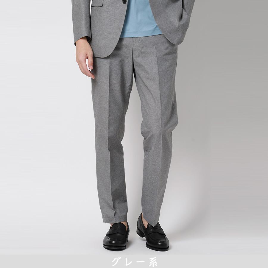 AOYAMA 【洋服の青山】超軽量 裾上げ済み スラックス メンズ スリム 春