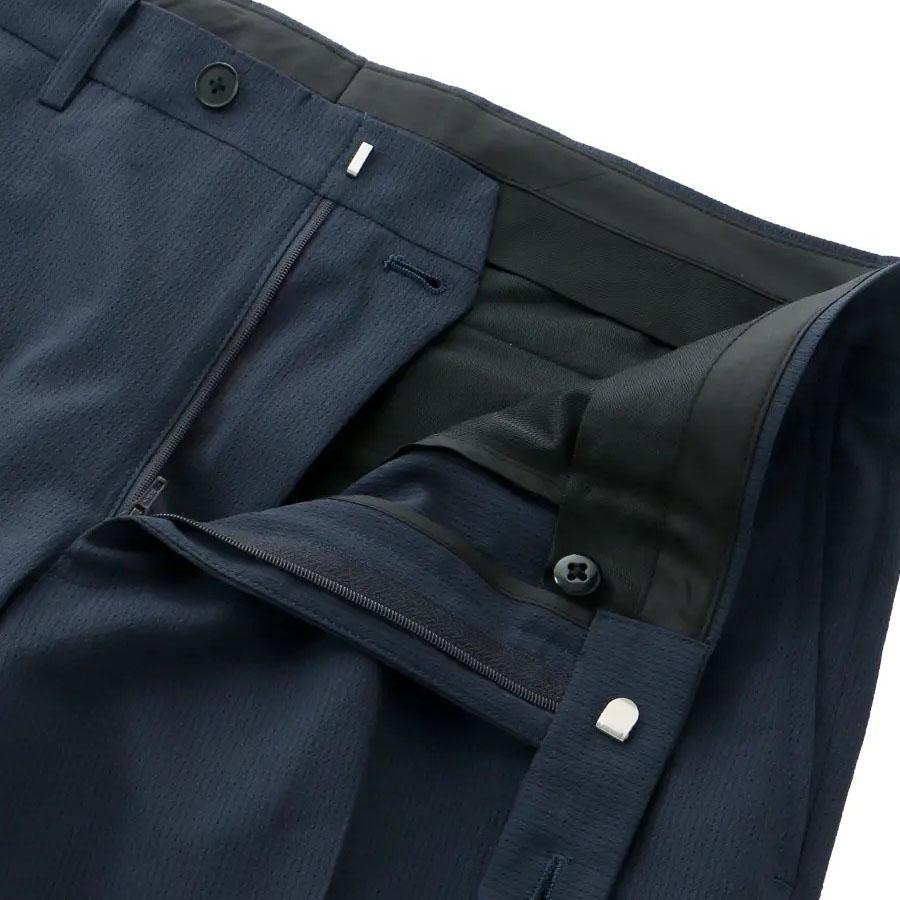 AOYAMA 【洋服の青山】裾上げ済み 涼しい スラックス スタイリッシュ