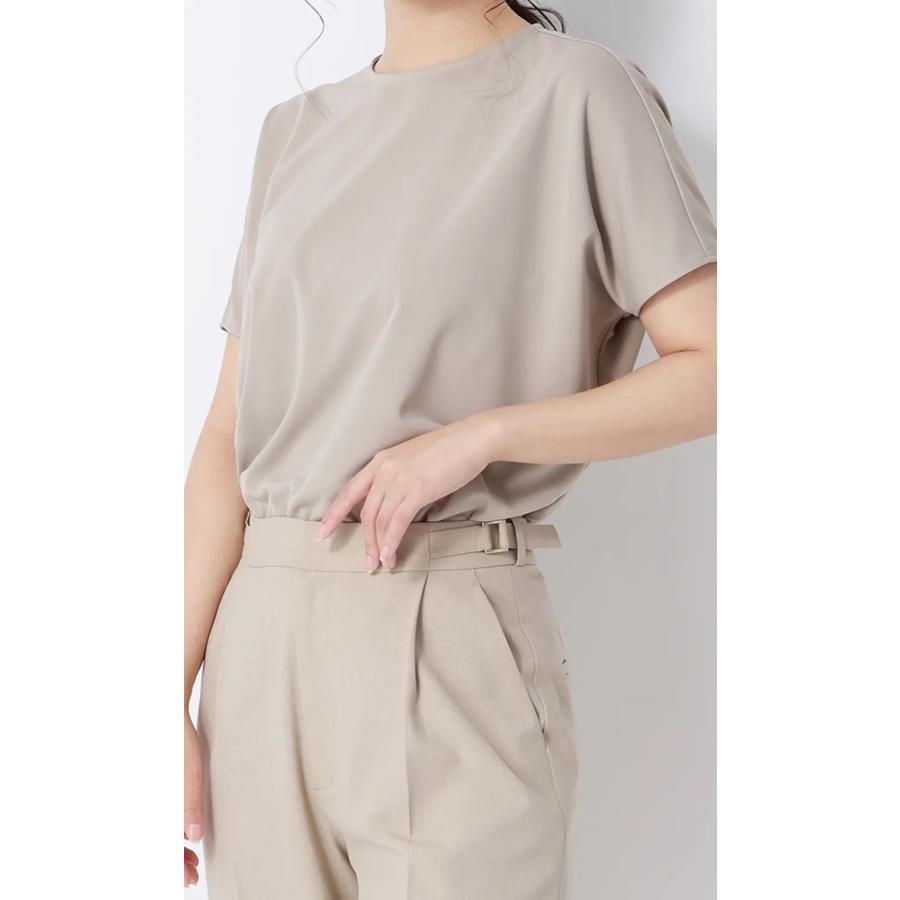 AOYAMA 【洋服の青山】盛夏 グレー系 透けないカットソー フレンチ