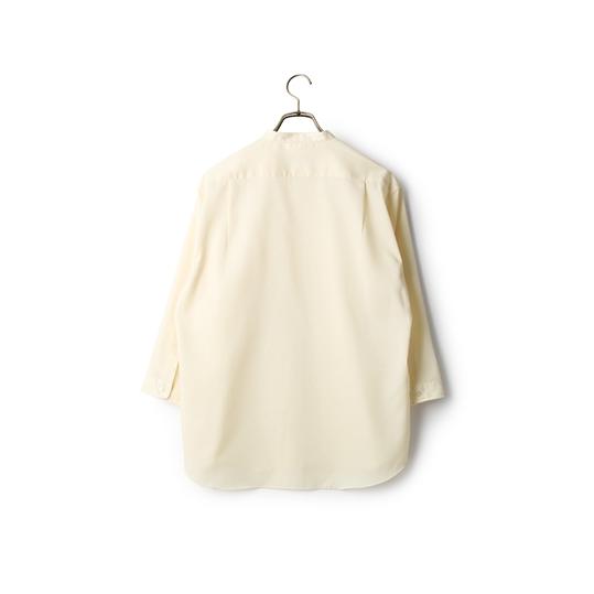 AOYAMA 【洋服の青山】バンドカラーシャツ メンズ 7分袖 オール