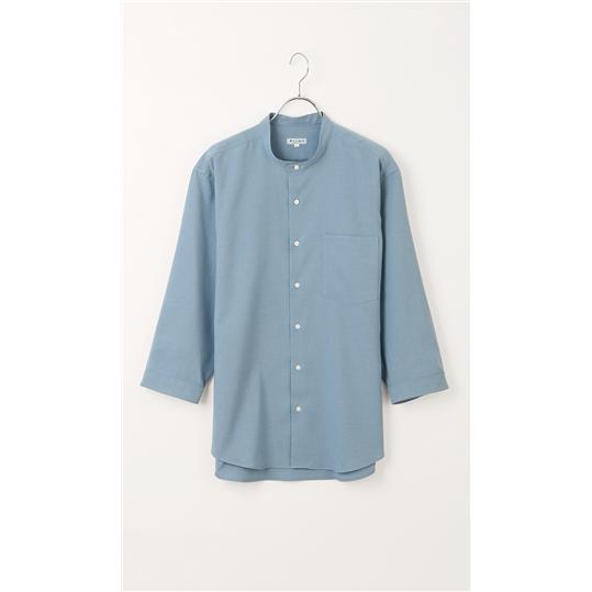 AOYAMA 【洋服の青山】オールシーズン用 ブルー系 リネンライク