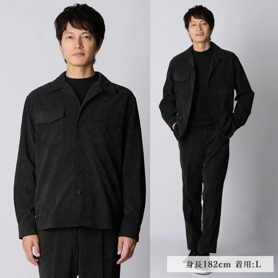 AOYAMA 【洋服の青山】CPOシャツジャケット シャツ メンズ 長袖 春夏