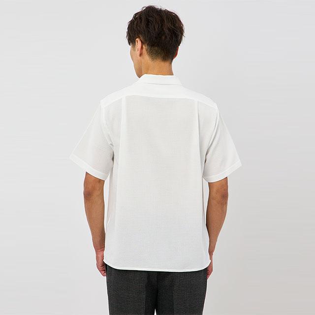 AOYAMA 【洋服の青山】涼しい シャツ 半袖 メンズ 半袖シャツ 吸汗 速