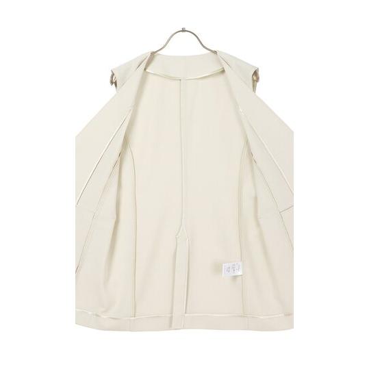 AOYAMA 【洋服の青山】春夏 ホワイト系 シャツジレ ジレ 裏地なし