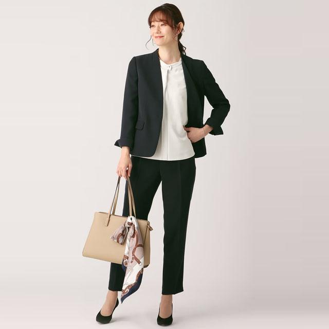 AOYAMA 【洋服の青山】セットアップ可能 ジャケット レディース 洗える